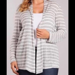 Grey and white Cardigan